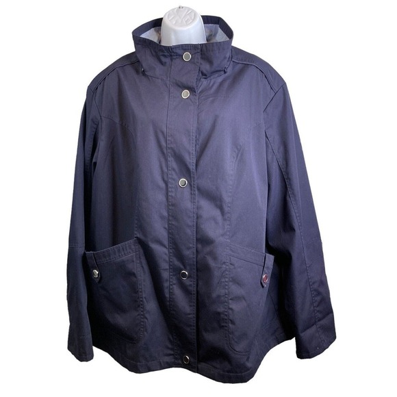 Mackintosh‎ Women's Spring Jacket Plus Sz 2X Cotton Practical Utility Packable - Picture 1 of 13
